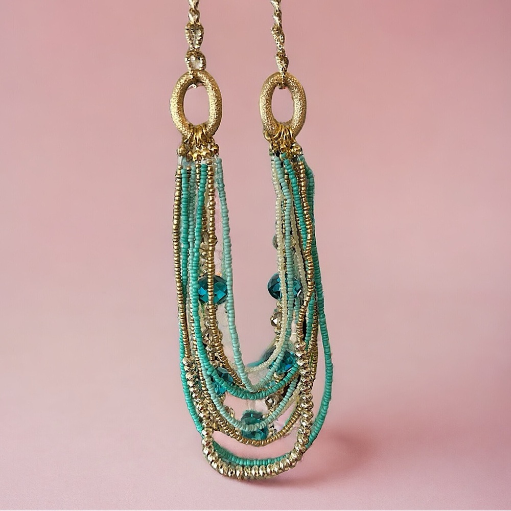 Multi-Strand Beaded Necklace